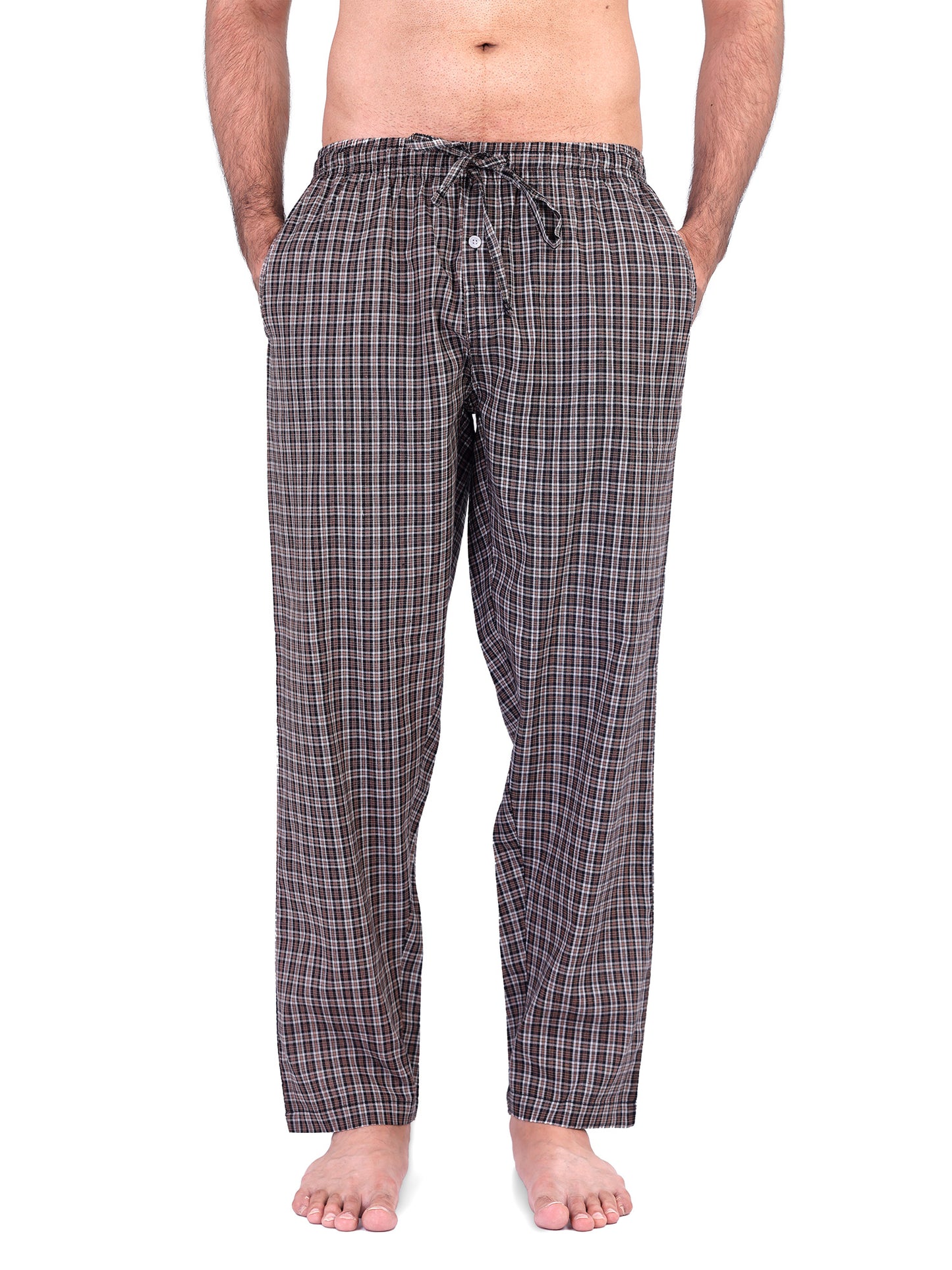 Brown/White Plaid