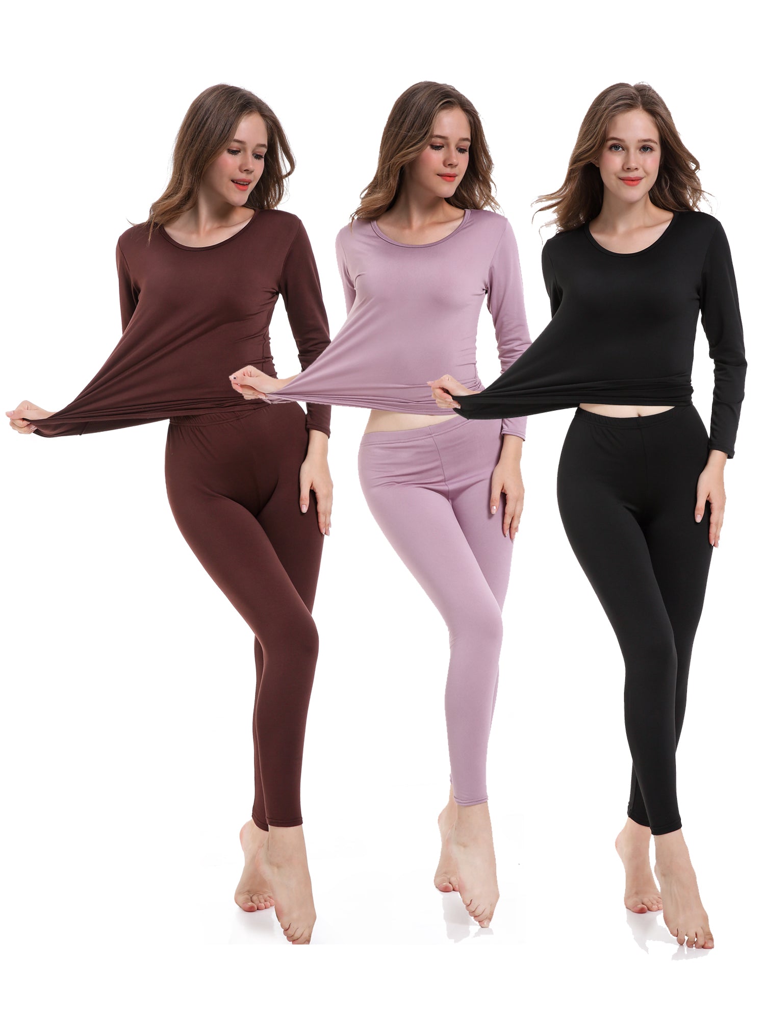 Women's Lightweight Ultra-Soft Thermal Underwear Set